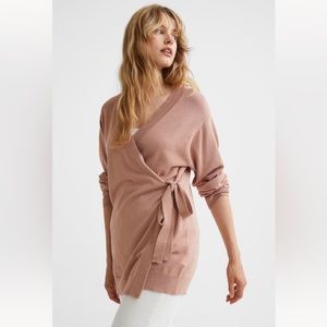H&M | MAMA wrap cardigan